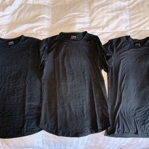 Cuts Clothing - Three different Black T-Shirts